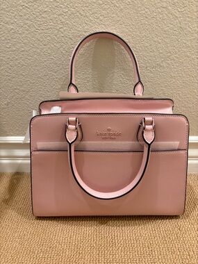 NWT Kate Spade Madison Textured Patent Leather Medium Satchel with dust bag